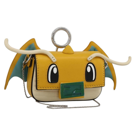 FENDI Nappa Dragonite FRGMT x POKÉMON Mini Mamma Baguette Tas Auth 158608SM