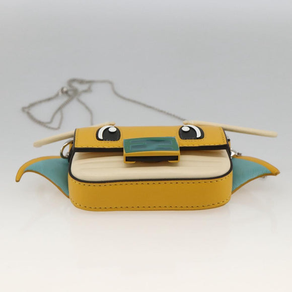 FENDI Nappa Dragonite FRGMT x POKÉMON Mini Mamma Baguette Tas Auth 158608SM