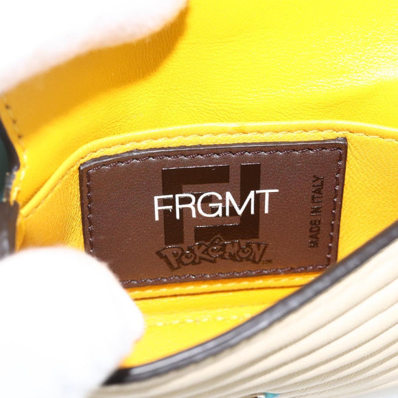 FENDI Nappa Dragonite FRGMT x POKÉMON Mini Mamma Baguette Tas Auth 158608SM