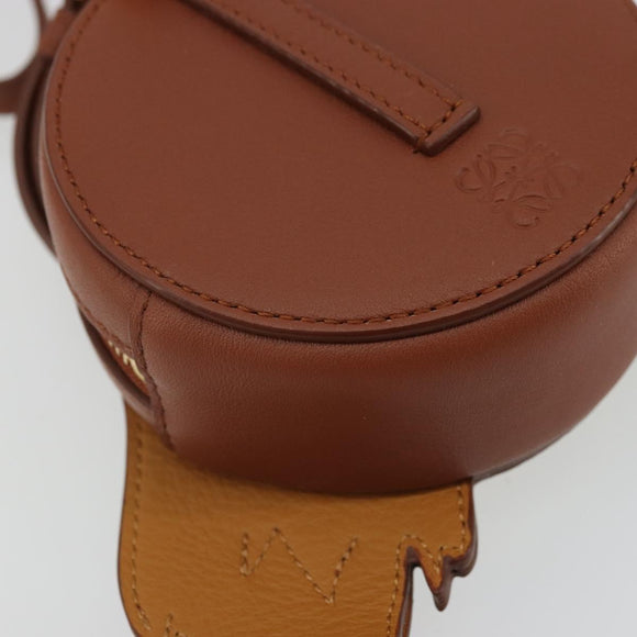 LOEWE × Studio Ghibli Howl's Moving Castle Hin Bag Leather Brown Auth 158609SM