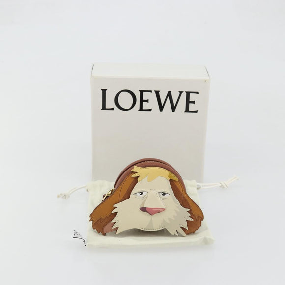 LOEWE × Studio Ghibli Howl's Moving Castle Hin Bag Leather Brown Auth 158609SM