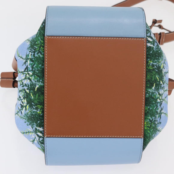 LOEWE × Studio Ghibli My Neighbor Totoro Hammock Bag Canvas Blue Auth 158610SM