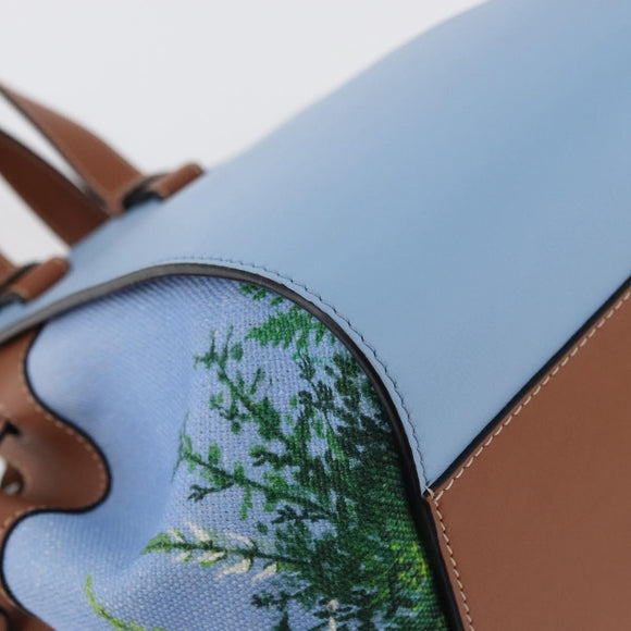 LOEWE × Studio Ghibli My Neighbor Totoro Hammock Bag Canvas Blue Auth 158610SM