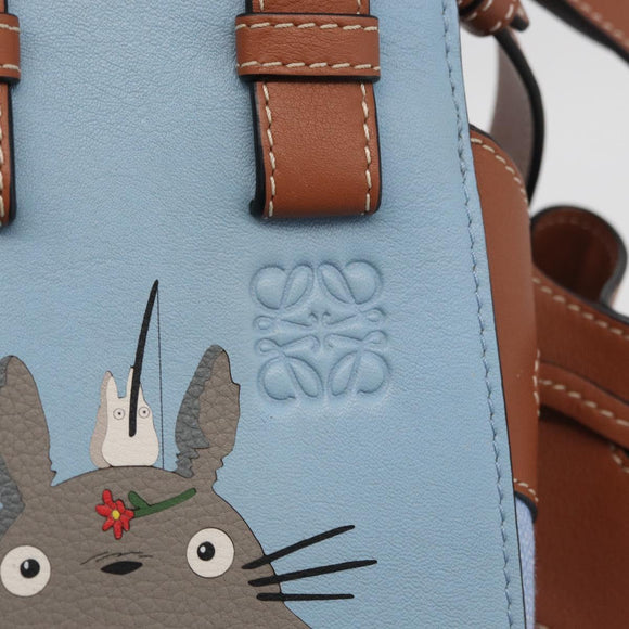 LOEWE × Studio Ghibli My Neighbor Totoro Hammock Bag Canvas Blue Auth 158610SM