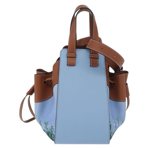 LOEWE × Studio Ghibli My Neighbor Totoro Hammock Bag Canvas Blue Auth 158610SM