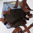 LOEWE × Studio Ghibli My Neighbor Totoro Hammock Bag Canvas Blue Auth 158610SM-6