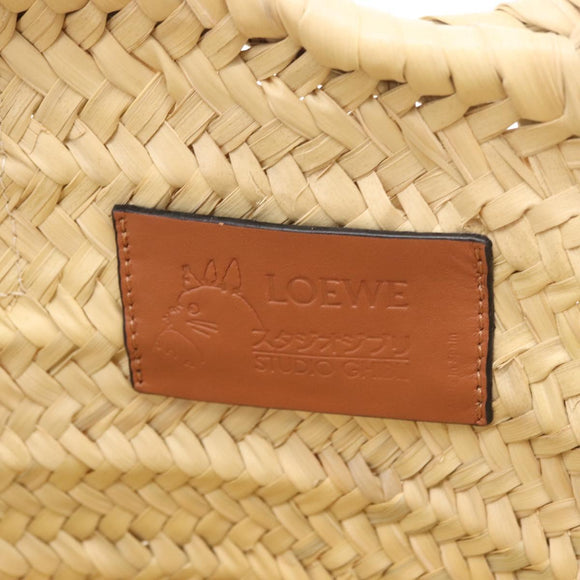 LOEWE × Ghibli My Neighbor Totoro Basket Soot Sprites Bag Raffia Auth 158614M