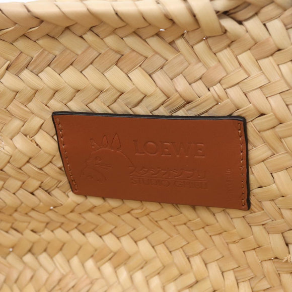 LOEWE × Ghibli My Neighbor Totoro Basket Soot Sprites Bag Raffia Auth 158615SM