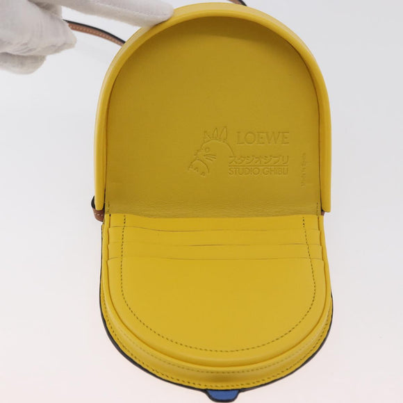 LOEWE × Studio Ghibli My Neighbor Totoro Heel Pouch Totoro Yellow Auth 158617SM