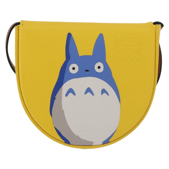 LOEWE × Studio Ghibli My Neighbor Totoro Heel Pouch Totoro Yellow Auth 158617SM