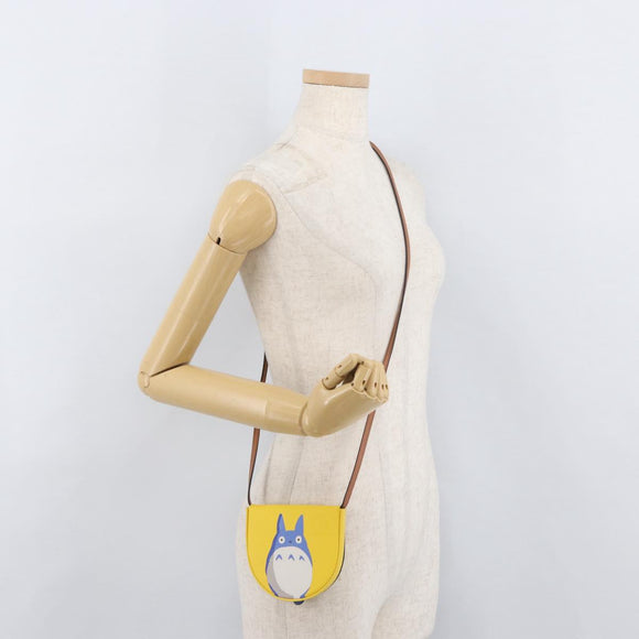 LOEWE × Studio Ghibli My Neighbor Totoro Heel Pouch Totoro Yellow Auth 158617SM