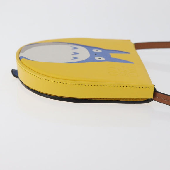 LOEWE × Studio Ghibli My Neighbor Totoro Heel Pouch Totoro Yellow Auth 158617SM