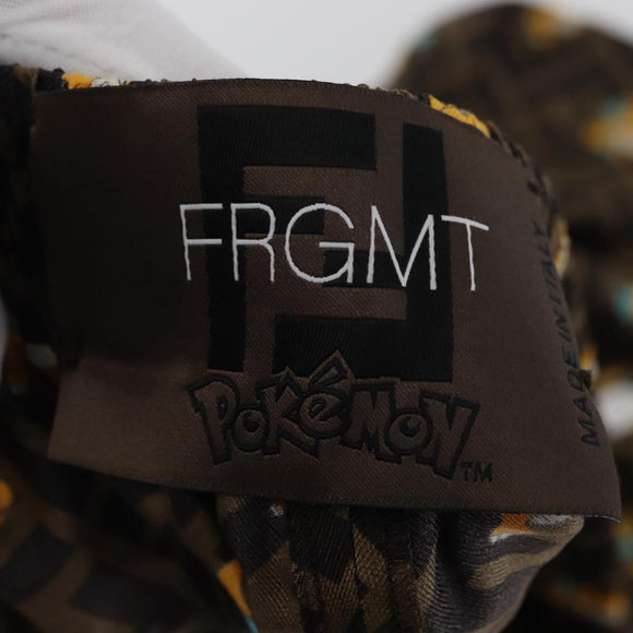 FENDI Zucca Canvas Set Up Dragonite FRGMT x POKÉMON Brown Black Auth 158619SM