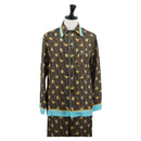 FENDI Zucca Canvas Set Up Dragonite FRGMT x POKÉMON Brown Black Auth 158619SM-2