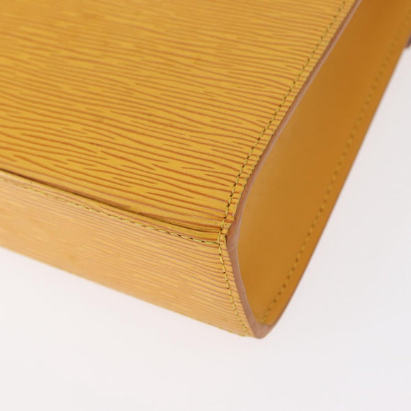 LOUIS VUITTON Epi Malesherbes Hand Bag Tassili Yellow Jonne M52379 Auth 158621