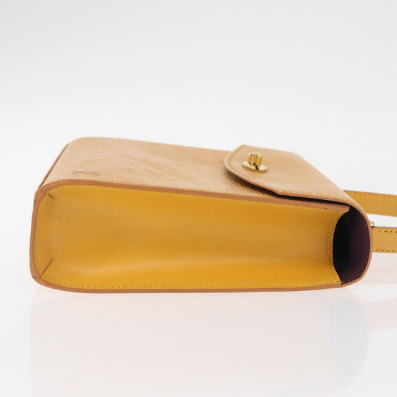 LOUIS VUITTON Epi Malesherbes Hand Bag Tassili Yellow Jonne M52379 Auth 158621