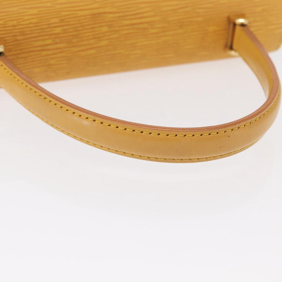 LOUIS VUITTON Epi Malesherbes Hand Bag Tassili Yellow Jonne M52379 Auth 158621