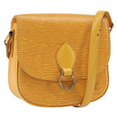 LOUIS VUITTON Epi Saint Cloud PM Shoulder Bag Yellow M52219 LV Auth 158626-1