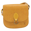 LOUIS VUITTON Epi Saint Cloud PM Shoulder Bag Yellow M52219 LV Auth 158626-13