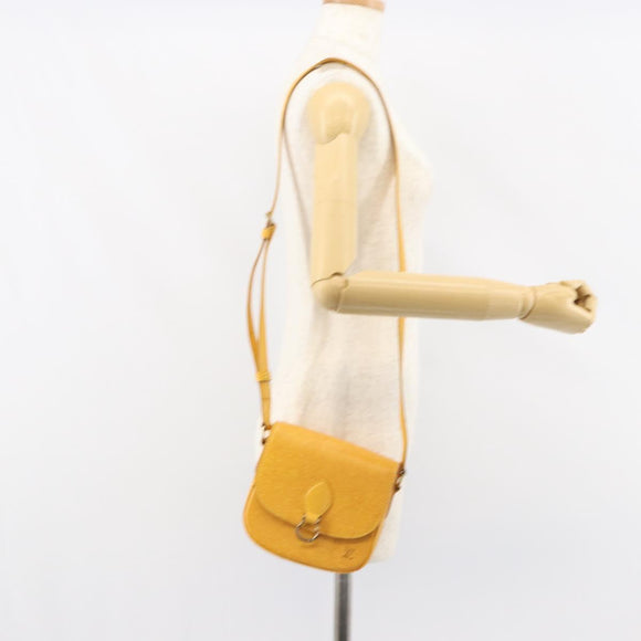 LOUIS VUITTON Epi Saint Cloud PM Shoulder Bag Yellow M52219 LV Auth 158626