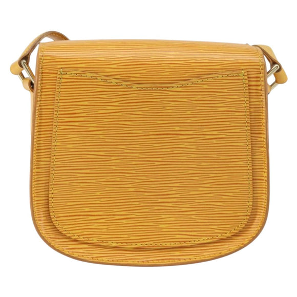 LOUIS VUITTON Epi Saint Cloud PM Shoulder Bag Yellow M52219 LV Auth 158626