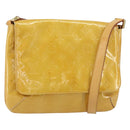 LOUIS VUITTON Monogram Vernis Thompson Street Bag Beige M91301 LV Auth 158629-1