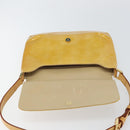 LOUIS VUITTON Monogram Vernis Thompson Street Bag Beige M91301 LV Auth 158629-18