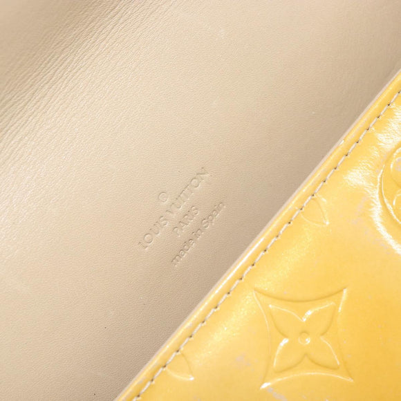 LOUIS VUITTON Monogram Vernis Thompson Street Bag Beige M91301 LV Auth 158629