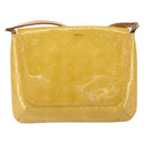 LOUIS VUITTON Monogram Vernis Thompson Street Bag Beige M91301 LV Auth 158629-2