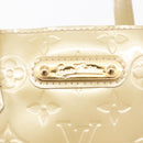 LOUIS VUITTON Monogram Vernis Wilshire PM Hand Bag Broncorail M91452 Auth 158632-15