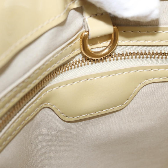 LOUIS VUITTON Monogram Vernis Wilshire PM Hand Bag Broncorail M91452 Auth 158632