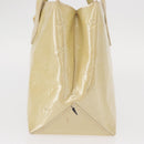 LOUIS VUITTON Monogram Vernis Wilshire PM Hand Bag Broncorail M91452 Auth 158632-4