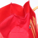 LOUIS VUITTON Monogram Vernis Reade PM Hand Bag Red Rouge M91088 LV Auth 158633-20