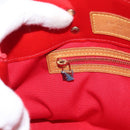 LOUIS VUITTON Monogram Vernis Reade PM Hand Bag Red Rouge M91088 LV Auth 158633-21