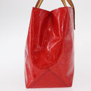 LOUIS VUITTON Monogram Vernis Reade PM Hand Bag Red Rouge M91088 LV Auth 158633-5