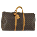 LOUIS VUITTON Monogram Keepall 60 Boston Bag M41422 LV Auth 158634-1
