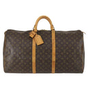 LOUIS VUITTON Monogram Keepall 60 Boston Bag M41422 LV Auth 158634-13