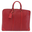 LOUIS VUITTON Epi Porte Documents Voyage Business Bag Red M54477 LV Auth 158635-1