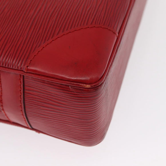 LOUIS VUITTON Epi Porte Documents Voyage Business Bag Red M54477 LV Auth 158635