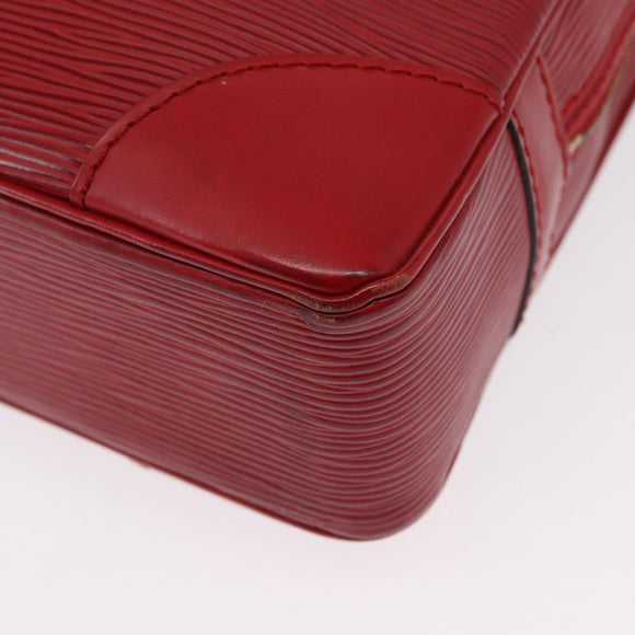 LOUIS VUITTON Epi Porte Documents Voyage Business Bag Red M54477 LV Auth 158635