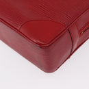 LOUIS VUITTON Epi Porte Documents Voyage Business Bag Red M54477 LV Auth 158635-16