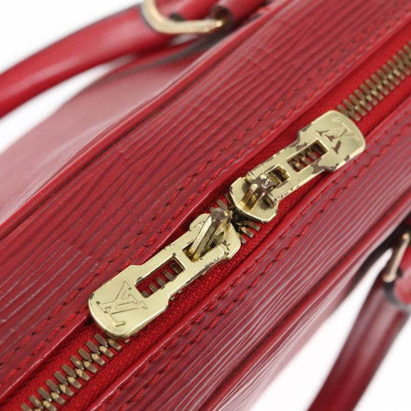 LOUIS VUITTON Epi Porte Documents Voyage Business Bag Red M54477 LV Auth 158635