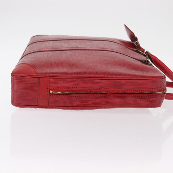 LOUIS VUITTON Epi Porte Documents Voyage Business Bag Red M54477 LV Auth 158635
