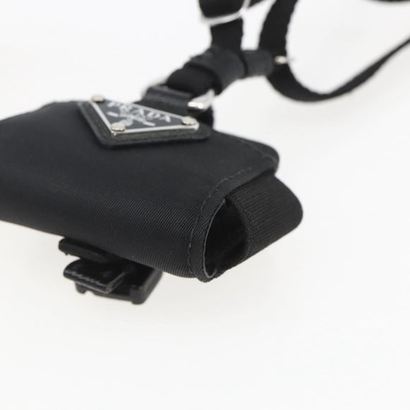 PRADA For AirPods Pro Earphone Case Nylon Black 1ZD005 Auth 158639