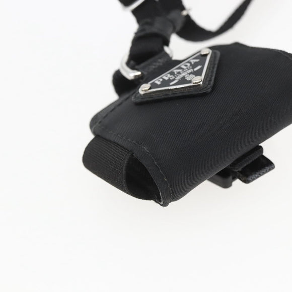 PRADA For AirPods Pro Earphone Case Nylon Black 1ZD005 Auth 158639