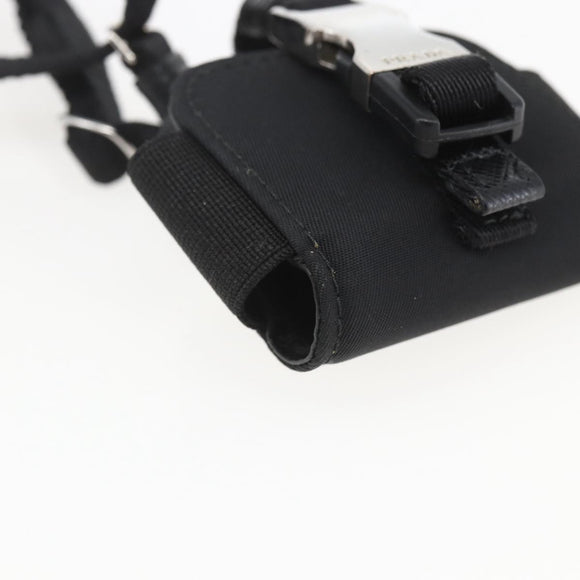 PRADA For AirPods Pro Earphone Case Nylon Black 1ZD005 Auth 158639