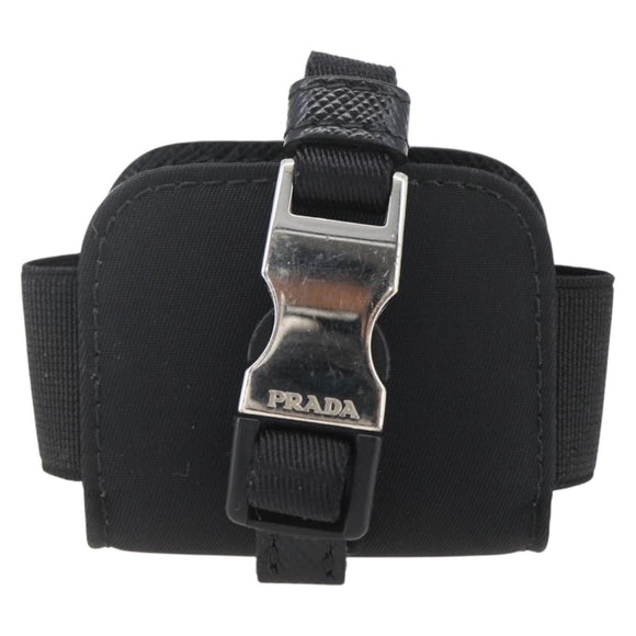 PRADA For AirPods Pro Earphone Case Nylon Black 1ZD005 Auth 158639