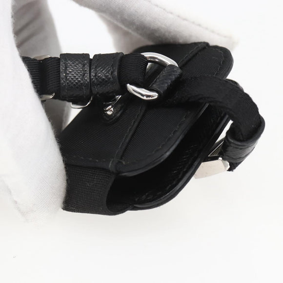 PRADA For AirPods Pro Earphone Case Nylon Black 1ZD005 Auth 158639
