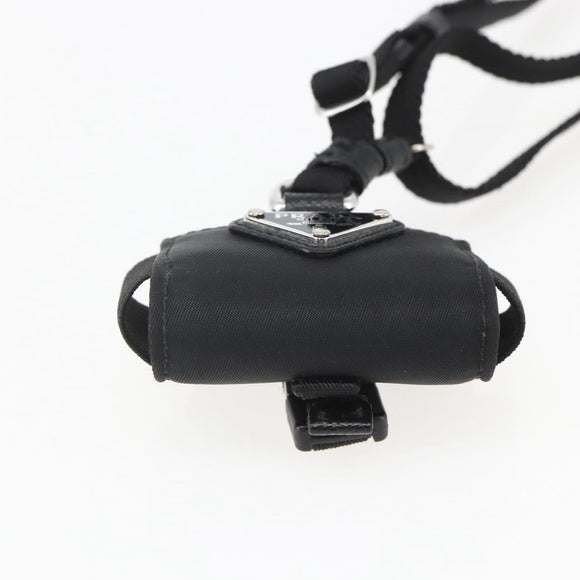 PRADA For AirPods Pro Earphone Case Nylon Black 1ZD005 Auth 158639