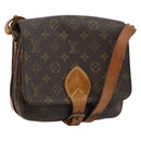 LOUIS VUITTON Monogram Cartouchiere MM Shoulder Bag M51253 LV Auth 158644-1